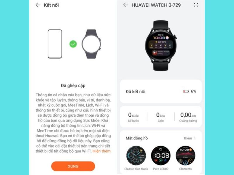 cách kết nối đồng hồ huawei với iphone