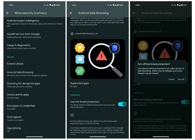 Duyệt web an toàn trên Android