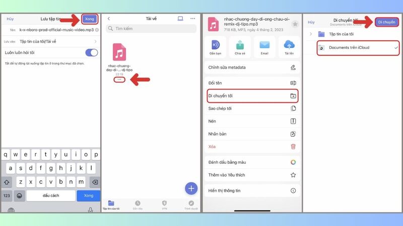 Cách cài nhạc chuông cho điện thoại iPhone qua ứng dụng Documents