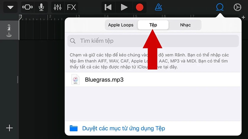 Chọn bài hát bạn muốn dùng làm nhạc chuông