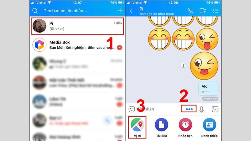 Cách định vị số điện thoại qua Zalo
