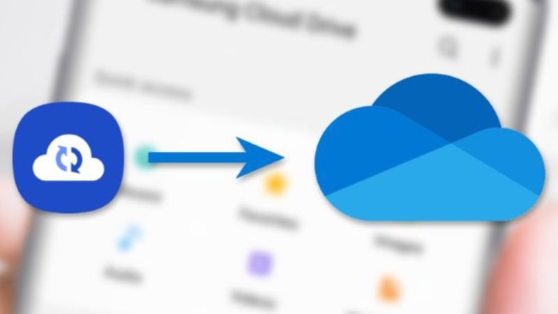 Đồng bộ dữ liệu bằng tài khoản OneDrive
