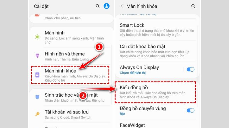 hấn vào tùy chọn Kiểu 