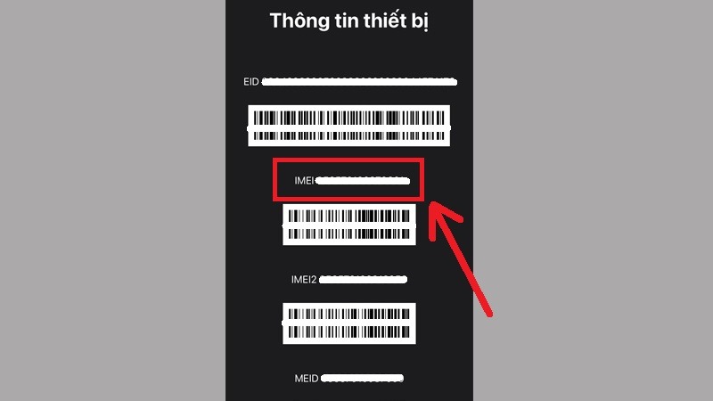 Kiểm tra iPhone cũ qua số IMEI