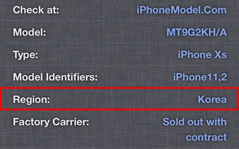 Cách kiểm tra iPhone quốc tế nước nào thông qua website 2