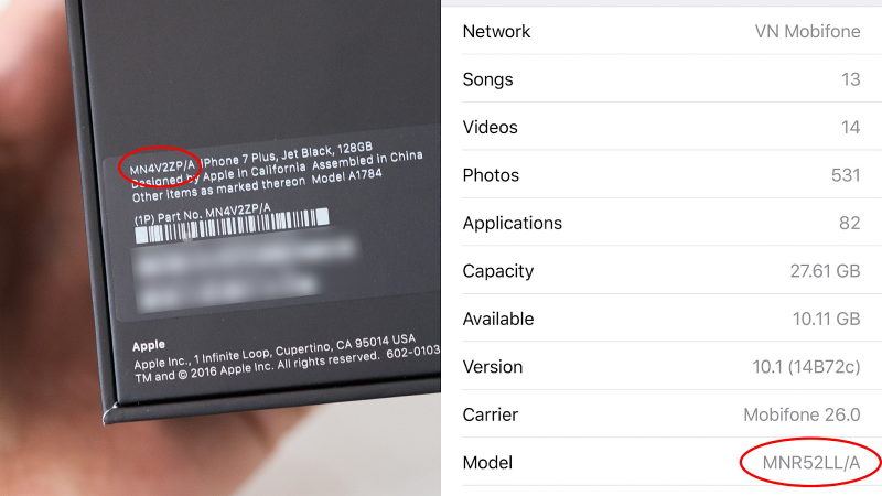 Cách phân biệt mã iPhone của các nước