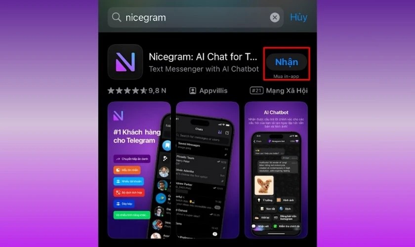 Cách mở chặn hiển thị nhóm chat Telegram trên iPhone