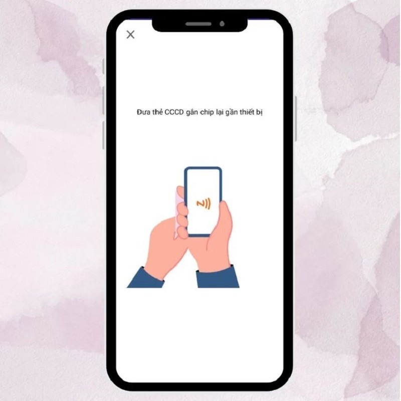 Đặt mặt sau CCCD