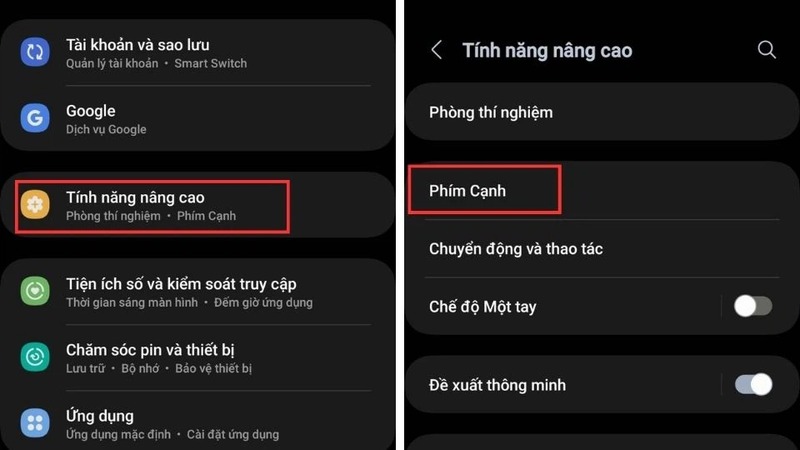 Tắt nguồn bằng ứng dụng Cài đặt