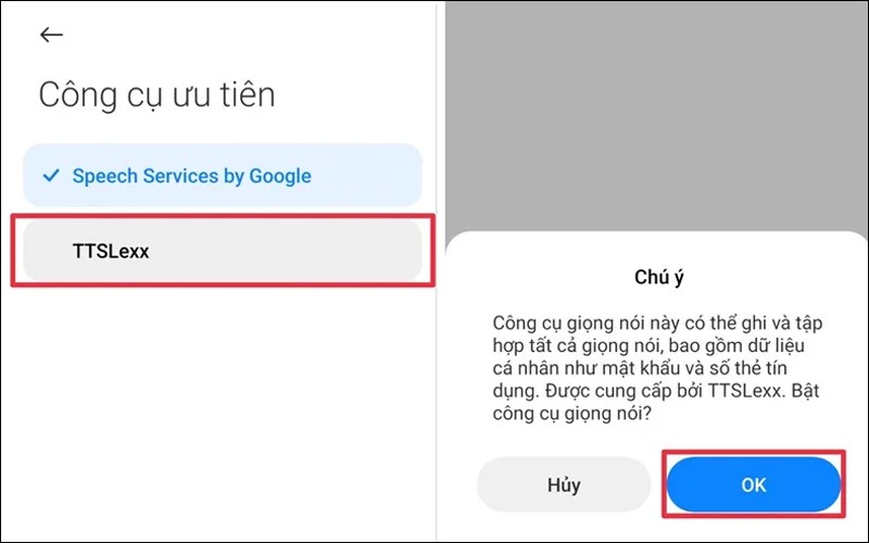 Tắt thông báo ghi âm cuộc gọi trên Xiaomi bằng ứng dụng TTSLexx
