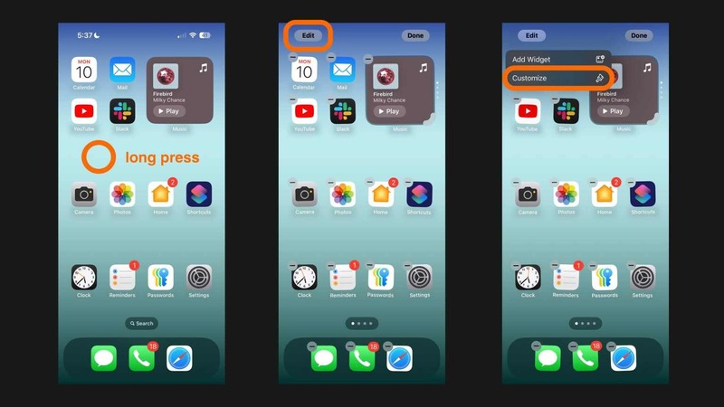 Cách thay đổi màu ứng dụng iOS 18