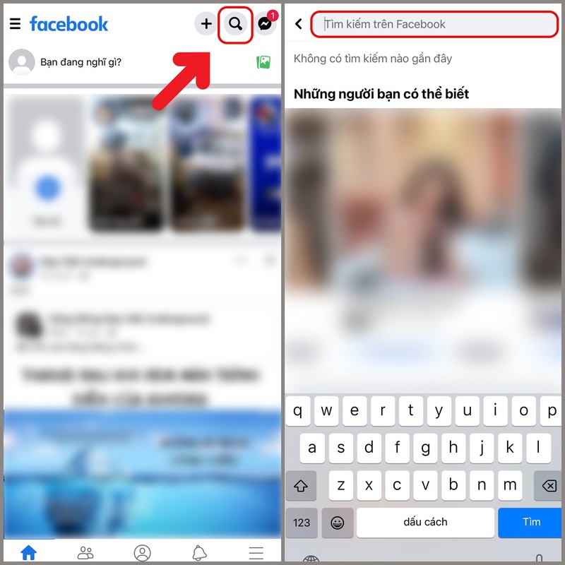 Cách tìm Facebook bằng số điện thoại