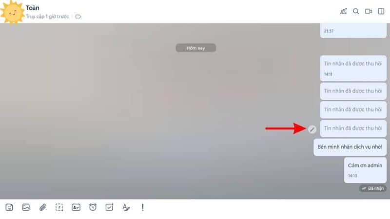 "Tin nhắn đã được thu hồi"