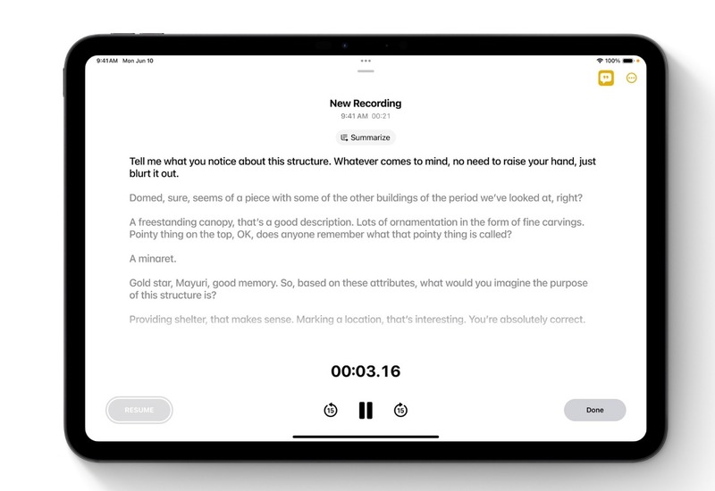 Các tính năng Apple AI