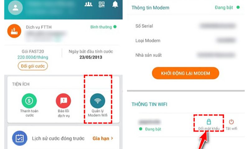 cách đổi pass wifi viettel bằng điện thoại