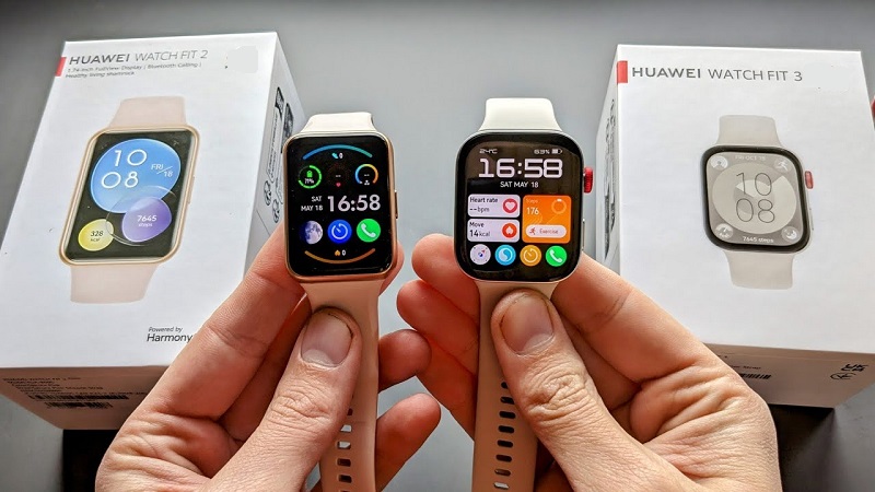 Huawei Watch Fit 3 và Fit 2, chọn cái nào?