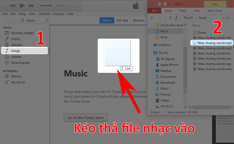 Hướng dẫn cài đặt nhạc chuông iPhone bằng iTunes