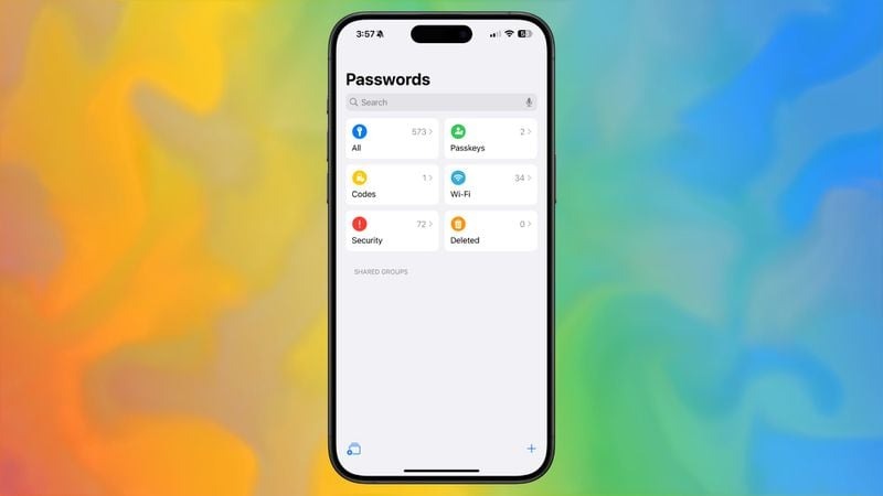 Ứng dụng Mật khẩu ios 18
