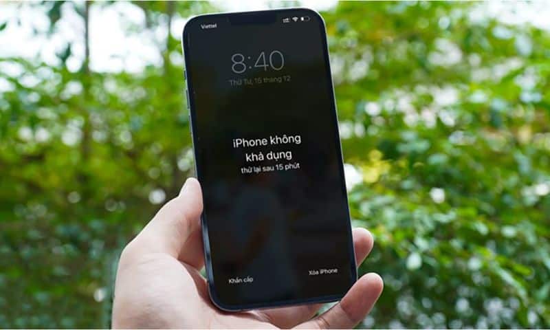 iphone không khả dụng là sao