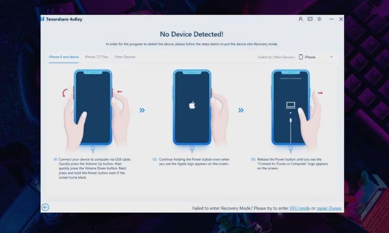 Mở khóa iPhone bằng Unlocker Tenorshare 4UKey