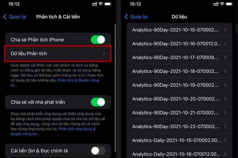 Nhận biết bằng thuật ngữ “Panic Full” và “Reset Counter”