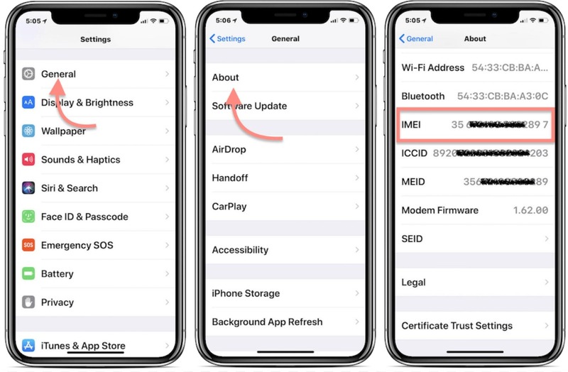 Kiểm tra IMEI và Serial Number để xác định nguồn gốc iPhone
