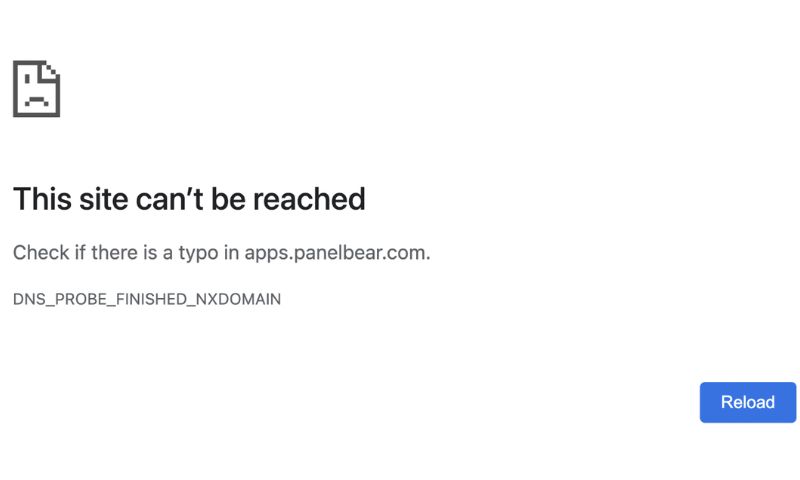 Lỗi dns_probe_finished_nxdomain là gì?