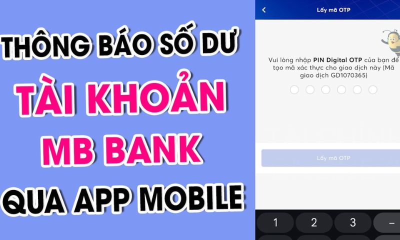 cách bật thông báo mbbank khi có người chuyển tiền