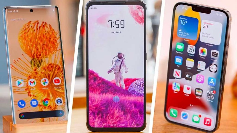 màn hình điện thoại chụp hình