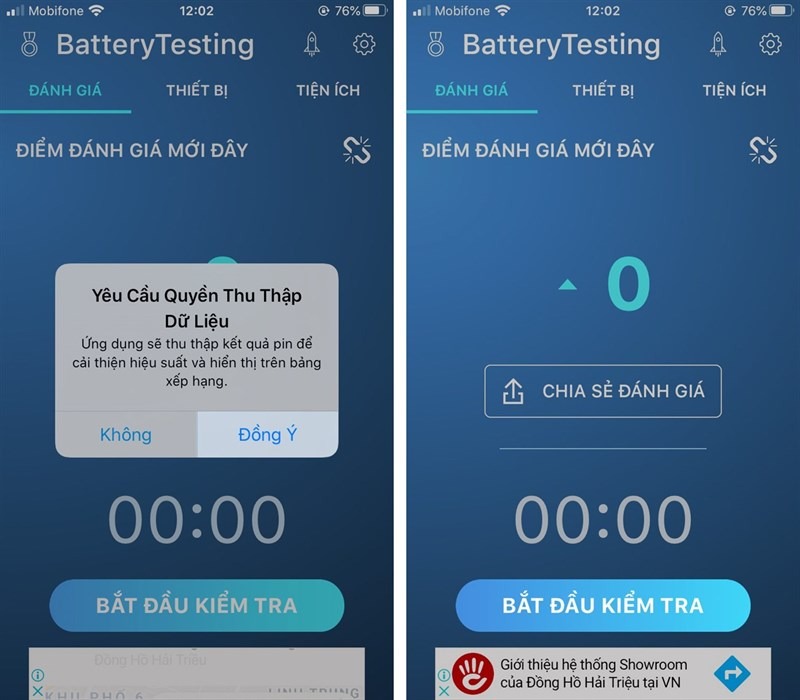 cách kiểm tra độ chai pin iphone