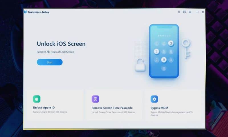 Mở khóa iPhone bằng Unlocker Tenorshare 4UKey