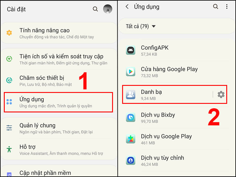 lỗi không lưu được số điện thoại trên Redmi