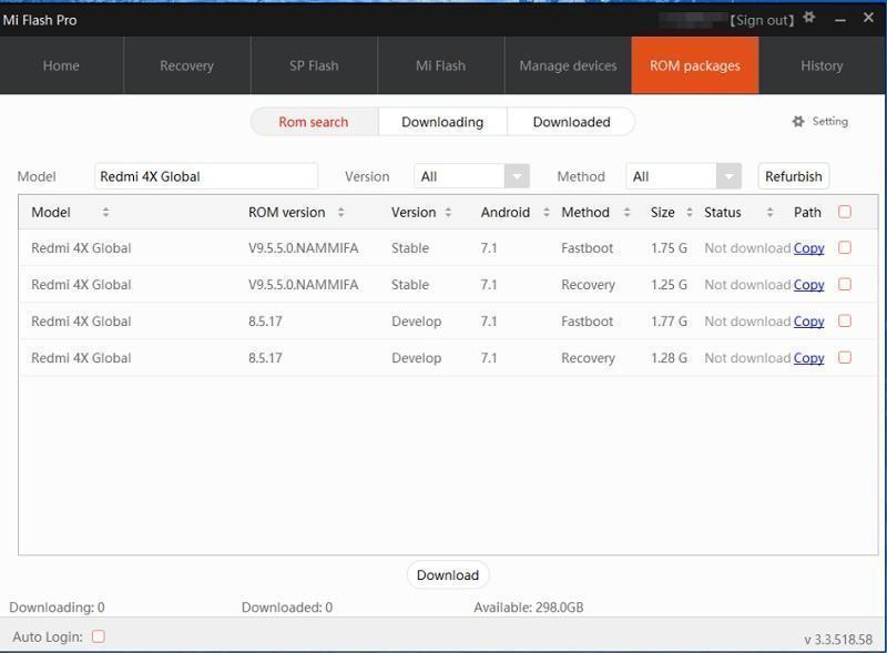 Flash lại ROM gốc