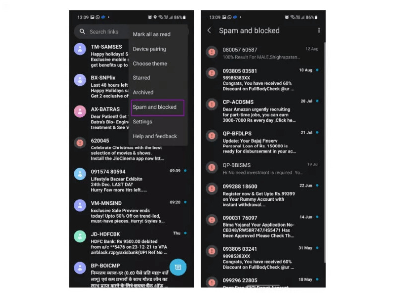 lỗi không nhận được tin nhắn SMS trên Android