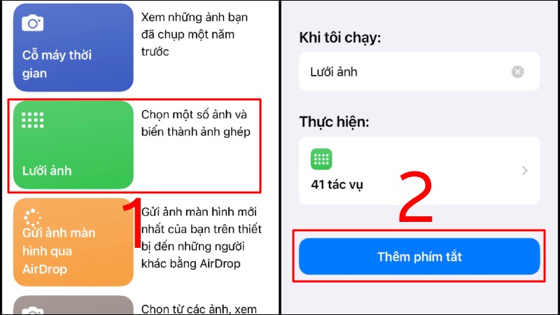 Cách ghép 2 ảnh trên iPhone