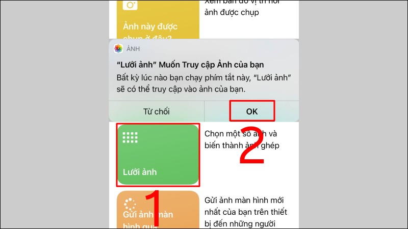 Cách ghép 2 ảnh trên iPhone