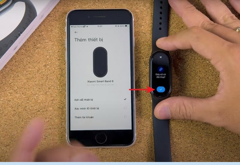 Tìm hiểu cách sử dụng thao tác trượt của Xiaomi Band 8