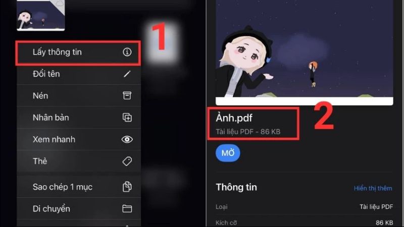 cách tạo file pdf từ ảnh trên điện thoại