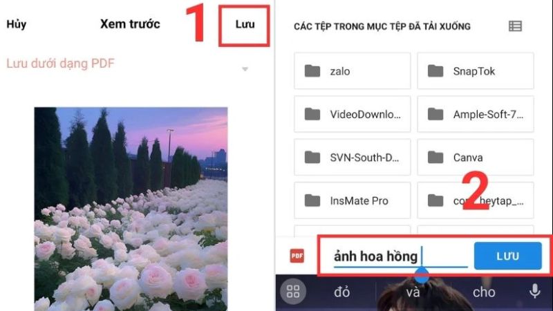 Tạo file PDF bằng Google Photos