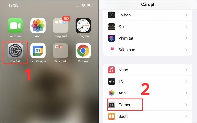 Tùy chỉnh cài đặt camera iPhone