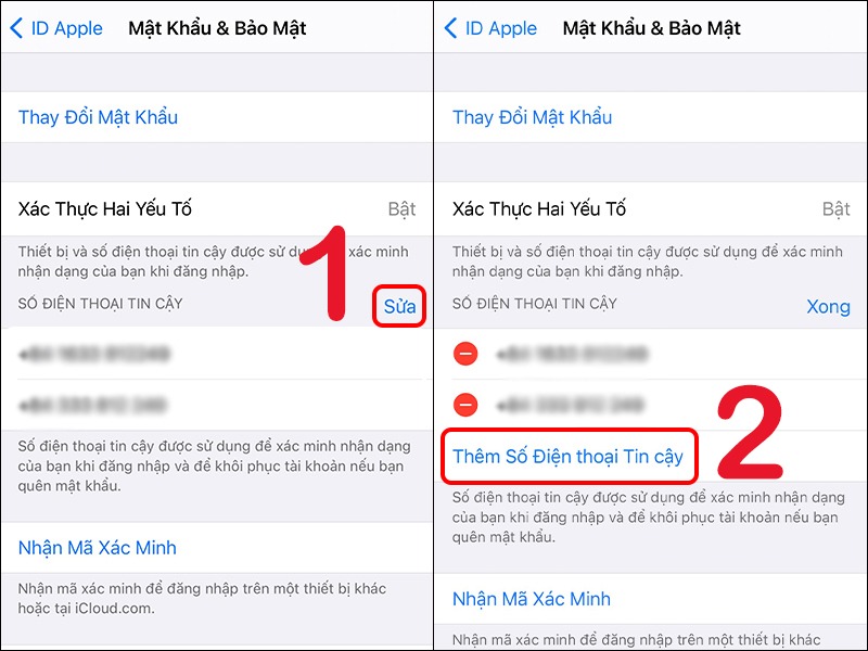 Thay đổi mật khẩu