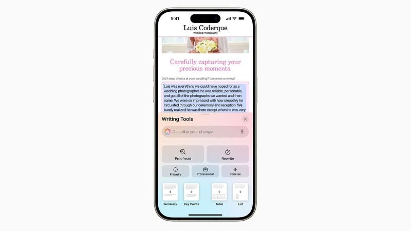 Apple Intelligence - Al cá nhân
