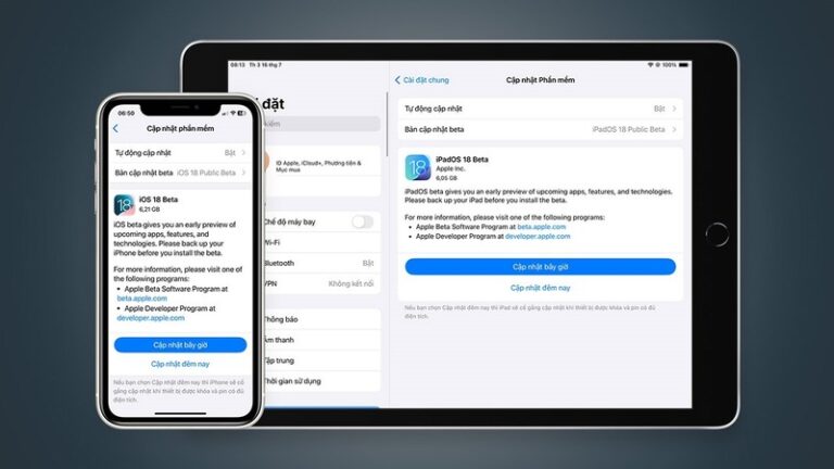 Apple phát hành phiên bản iPadOS 18 beta công khai