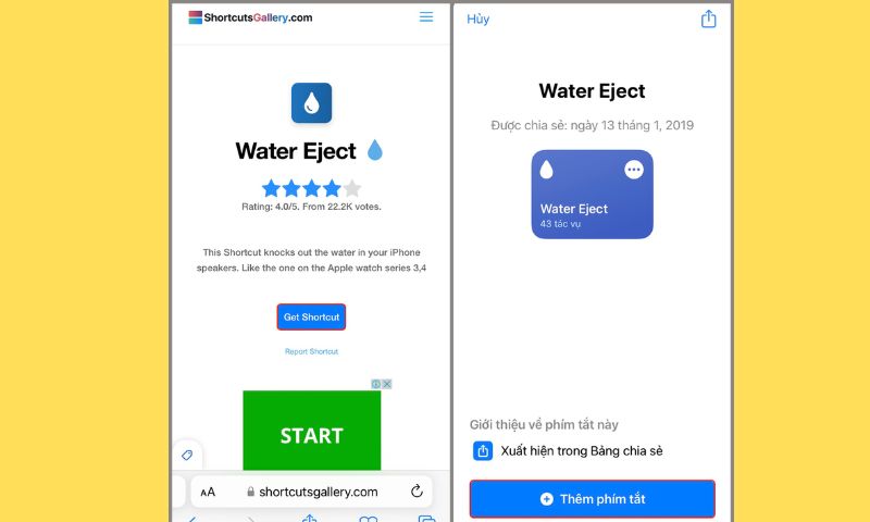 Đẩy nước ra khỏi loa bằng Water Eject