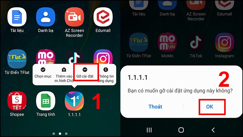 Cài đặt lại game và tiến hành vào game lại