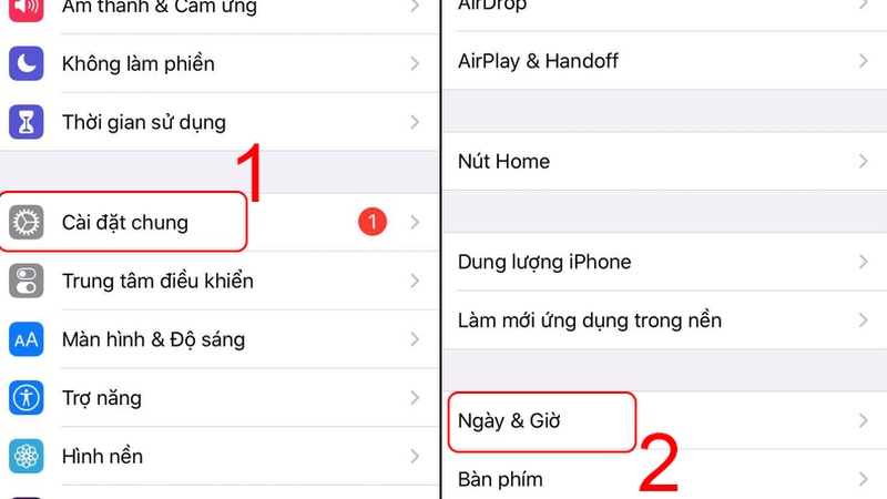 Cách khắc phục lỗi không thể xác minh số điện thoại trên iPhone do đặt sai múi giờ 1