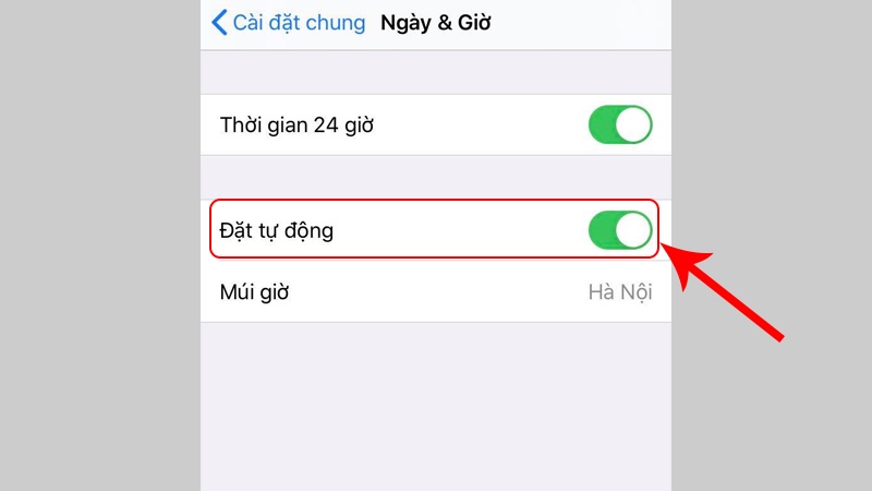 Cách khắc phục lỗi không thể xác minh số điện thoại trên iPhone do đặt sai múi giờ 2