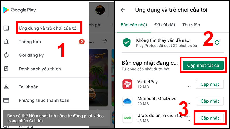 lỗi không vào được game trên android