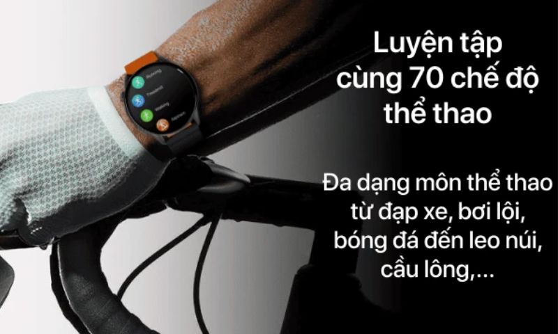 Các tính năng theo dõi sức khỏe, thể thao đa dạng