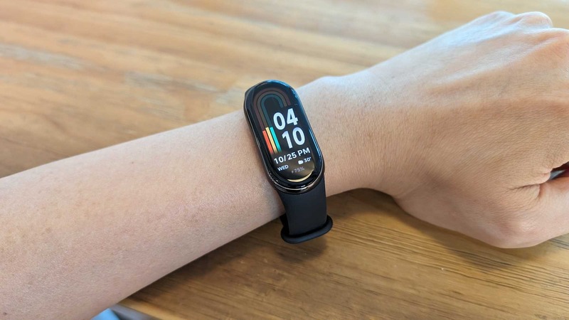 thiết kế của xiaomi mi band 8